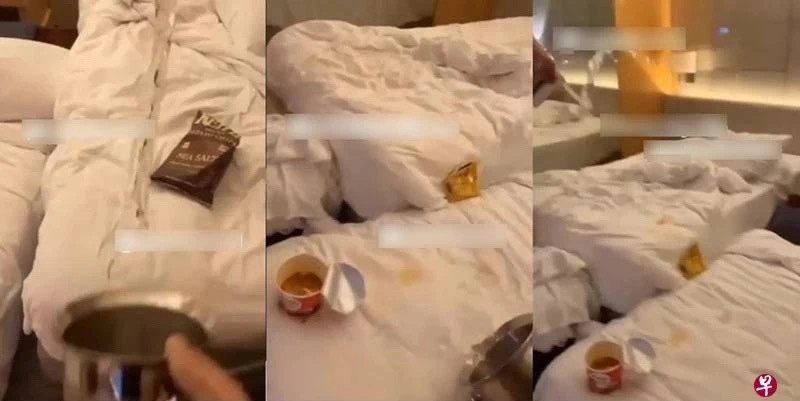少年度宅假，竟如此糟蹋酒店