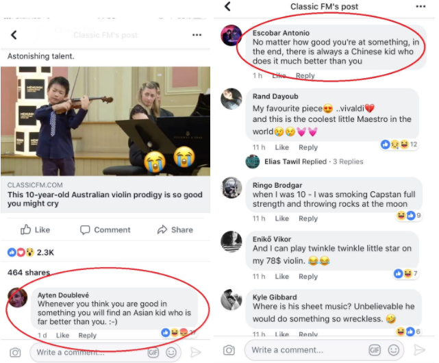 华裔小提琴神童扬威国际大赛　外国网民羡慕嫉妒恨