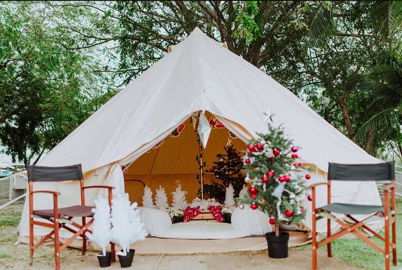 新加坡首都戏院Capitol Theatre开露营拉!帐篷里看电影,能过夜,能野餐,还能玩棋牌