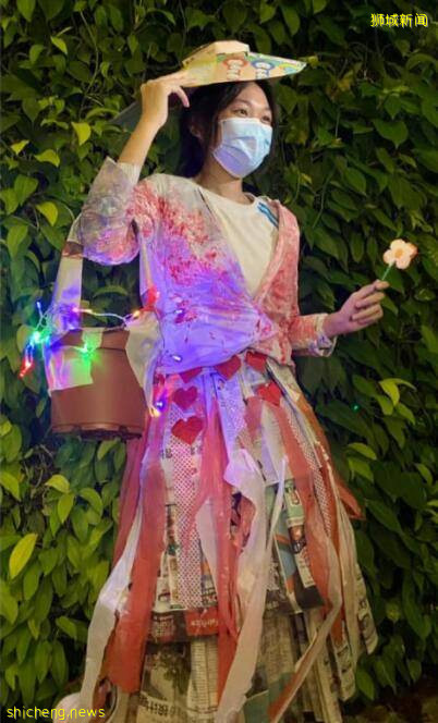 萌翻了！新加坡小水獺“揮國旗”走紅！小姐姐“另類”國慶服C位出道