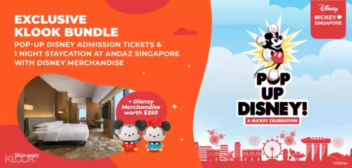 人氣酒店Andaz推出限時迪士尼Staycation活動!入住就送價值S$250+公仔