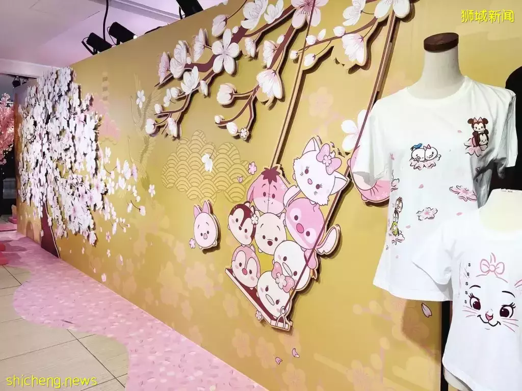 櫻花主題限定快閃活動@Suntec City，迪士尼&amp;Hello Kitty全都有