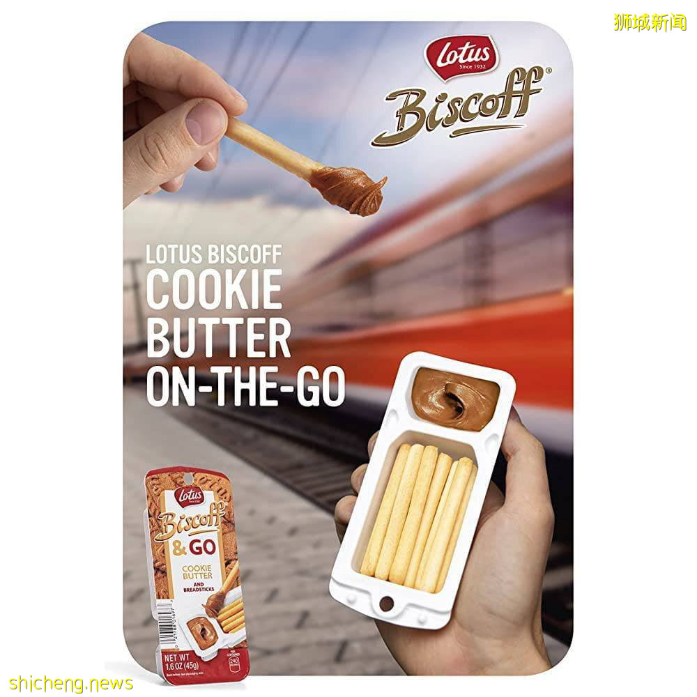 网红Lotus饼干奶油夹心系列现已登陆新加坡!饼干、手指饼干、奶油酱甜蜜来袭