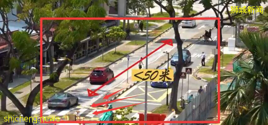 新加坡奇葩道路遭吐槽,雨棚距斑馬線賊遠!馬路牙子賊高!過馬路差點見馬克思