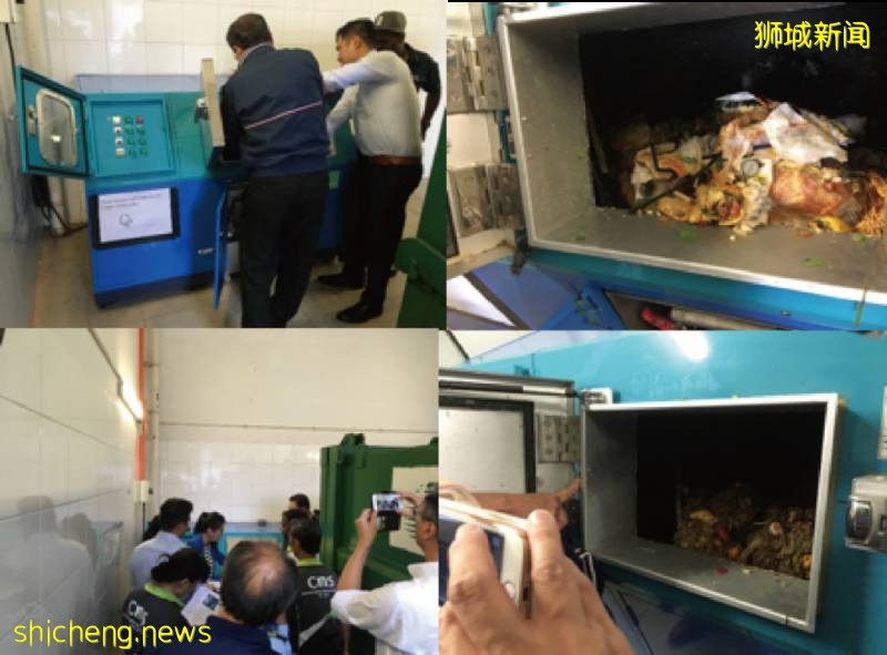 新加坡旅遊區餐廚垃圾現場處理!