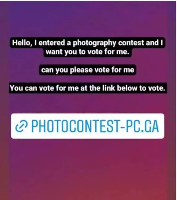 獅城無詐 第三part!熱心妹紙點連結幫朋友投票,中招