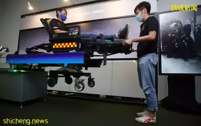 新电动担架相助 一人可顶三人工