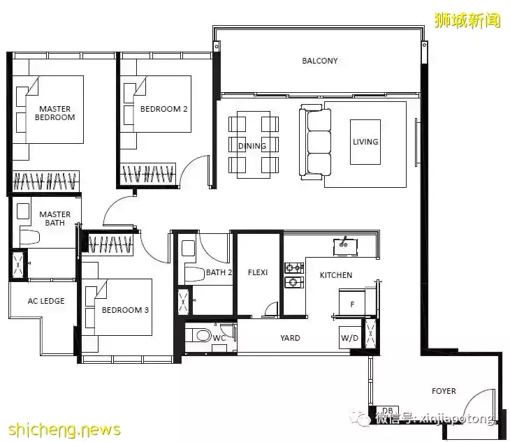 莲逸轩 促销活动优惠1万新币，永久地契，步行5分钟到环线巴特礼地铁站，立即入住现房