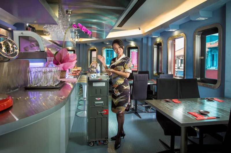 新加坡“壽司航空”主題餐廳，不出國門，吃出高逼格機艙日料