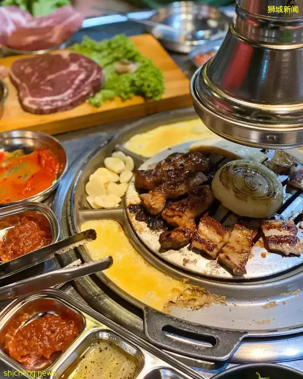 The GOGI韩式铁板芝士炸鸡、辣炒猪肉、芝士玉米🤤 经典韩式料理这里吃