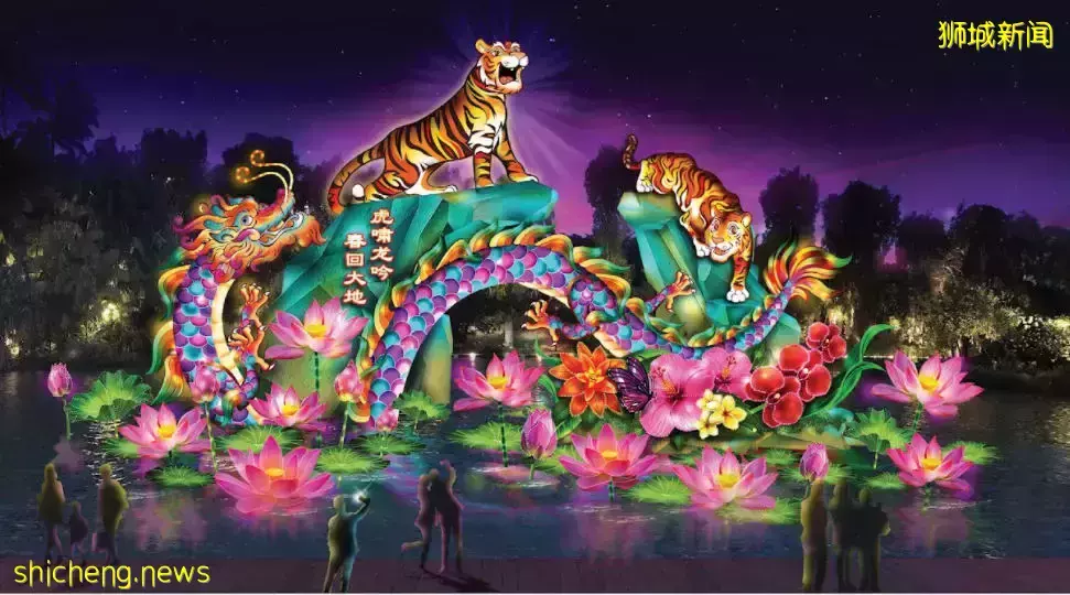 實拍亮燈！2022年“春到河畔”場面宏大，還有這麽多好玩的