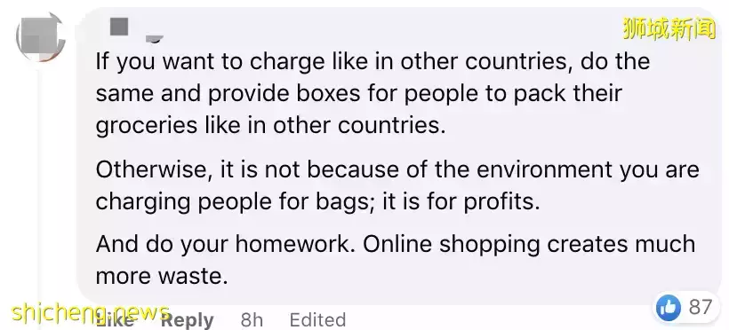 新加坡每人白嫖塑料袋146个/年?网友为这事疯狂热议