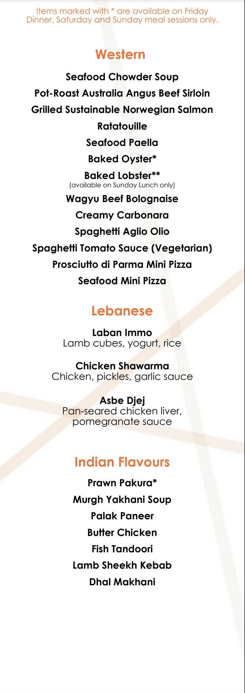 香格裏拉自助餐廳The Line自助午餐自助第二位半價!走起~【有效期至3月12日,每周一至周六】