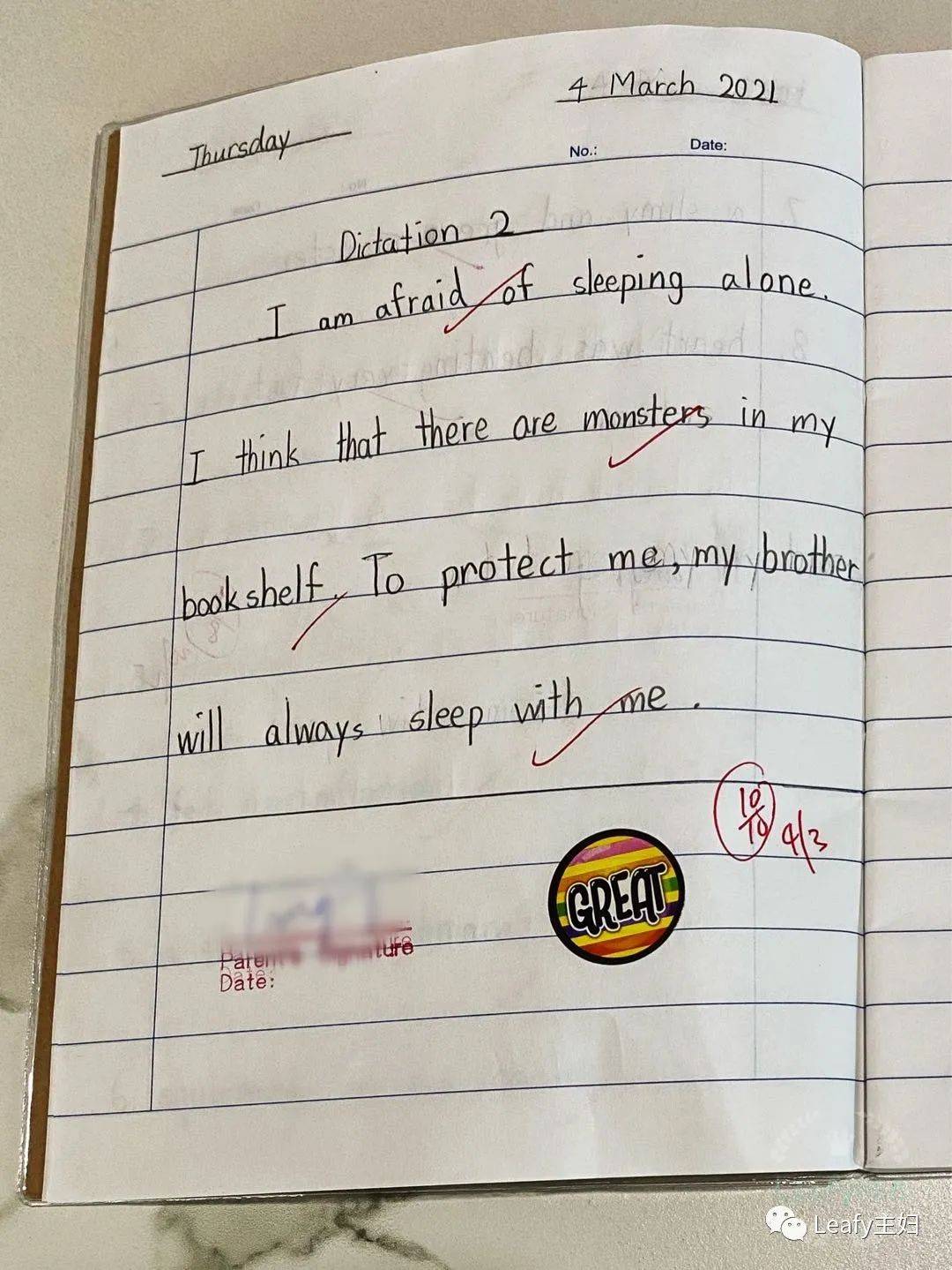 宝妈分享 新加坡小学一二年级没有考试,作业都写些啥