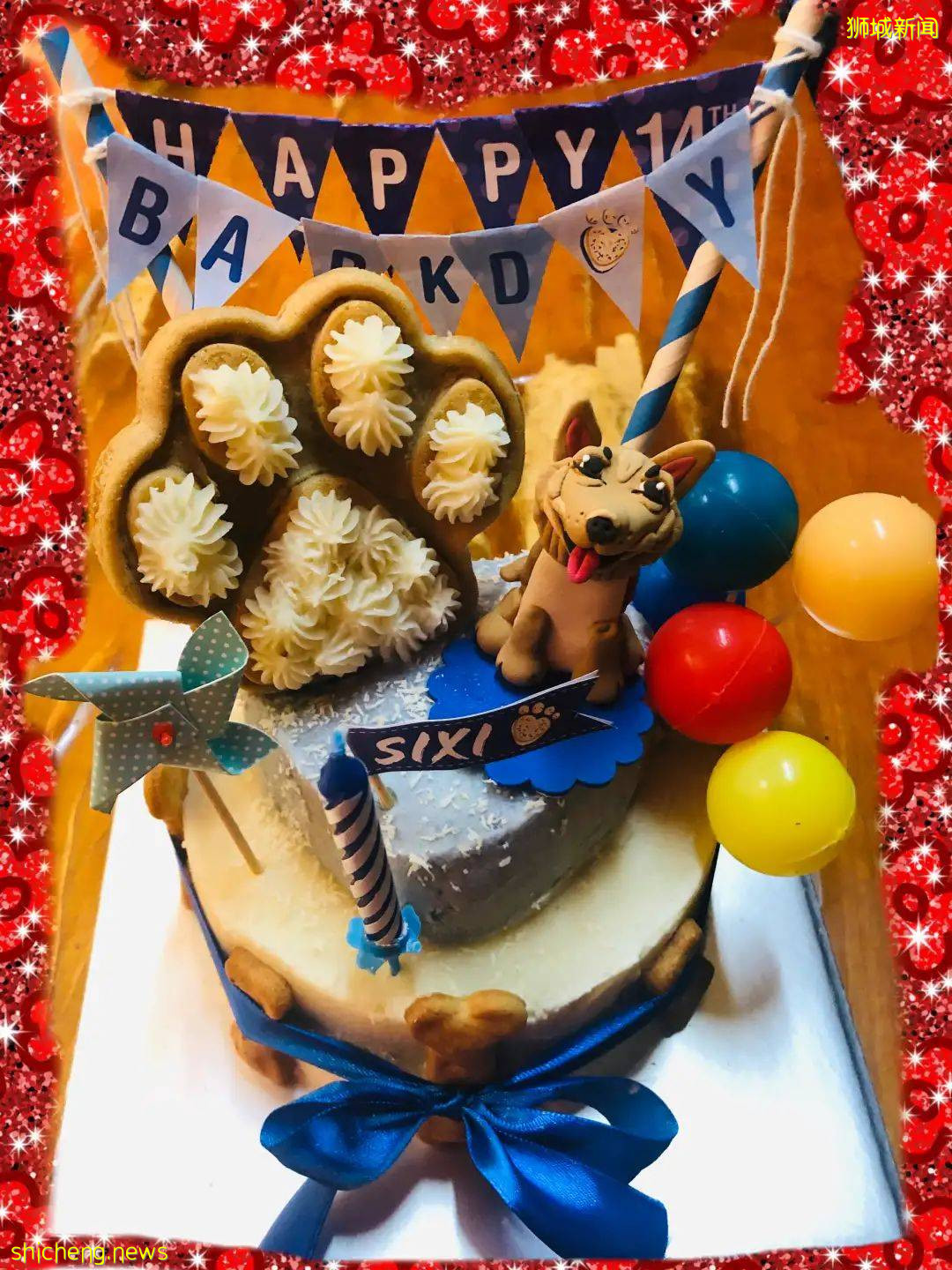 “我最亲爱的四喜走了,带走了我在新加坡16年的青春和回忆...”