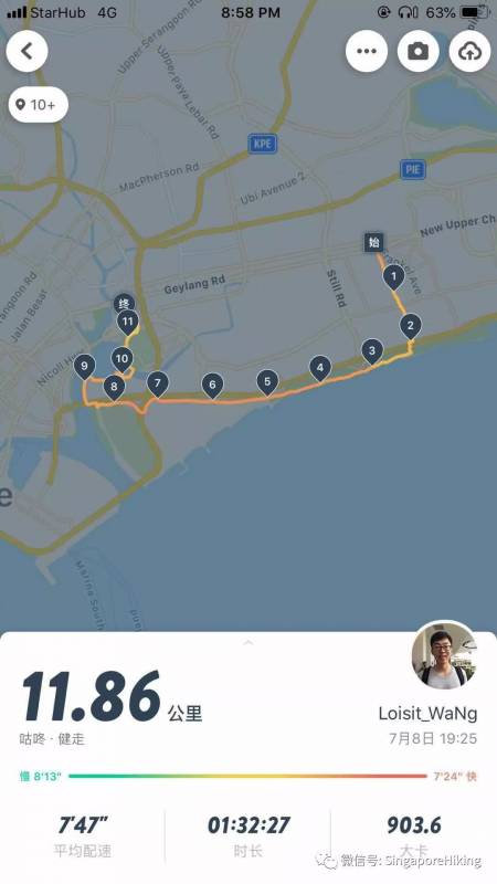 1月07日周二夜徒：景万岸至加冷 Kembangan to Kallang