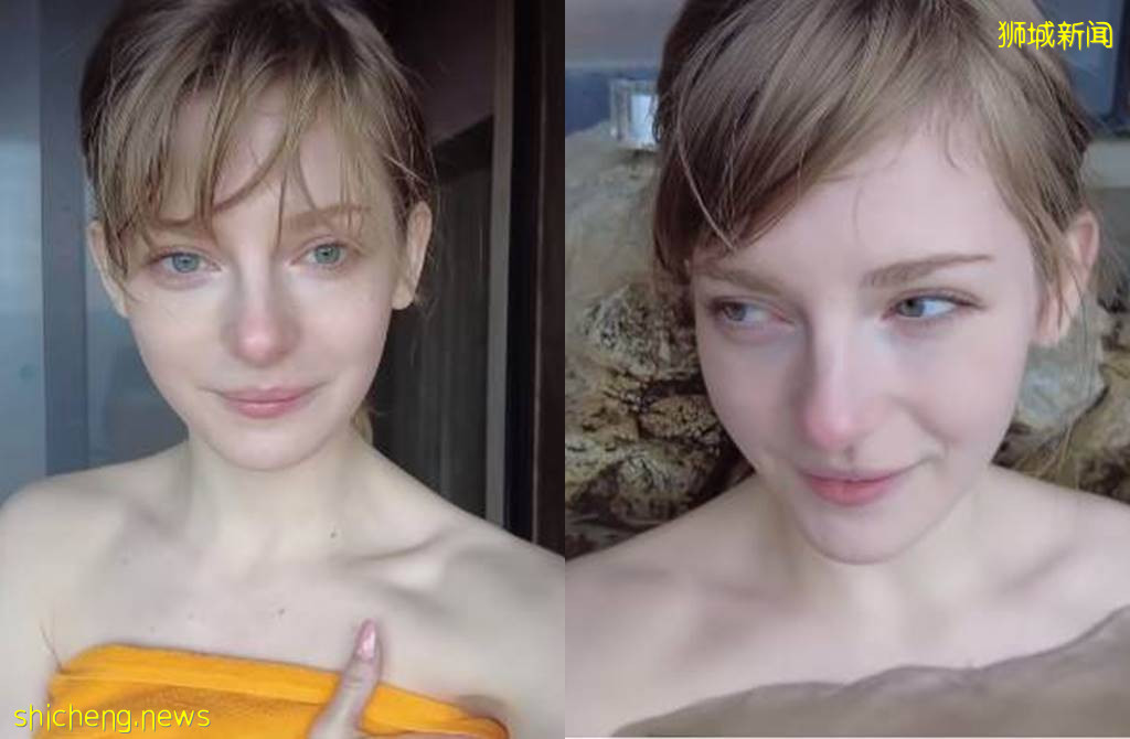 新加坡荷兰混血女孩美到犯规，泡温泉照引400万人围观