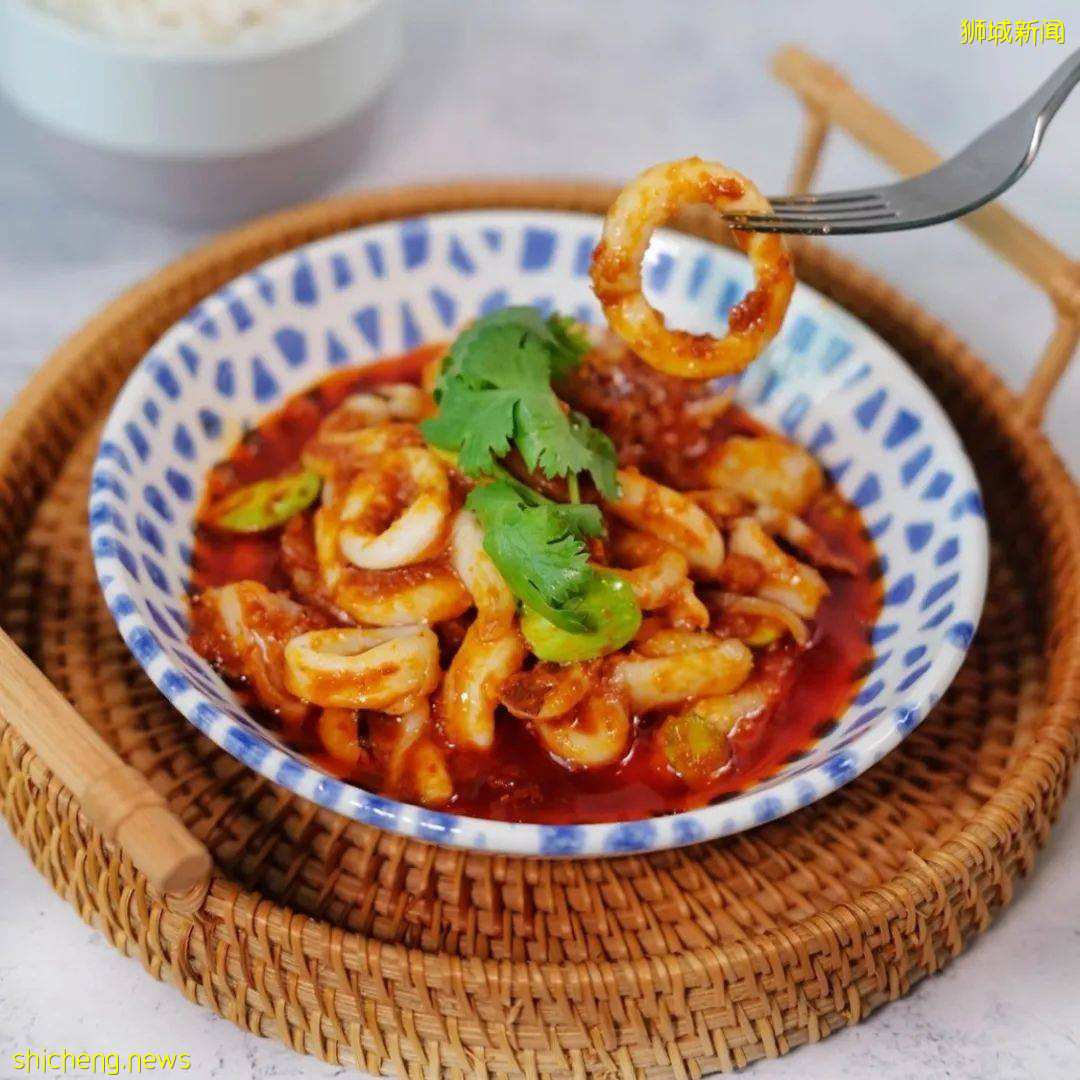 《鱿魚遊戲》爆紅全網後，來看看獅城各類鱿魚料理吧，附外賣信息