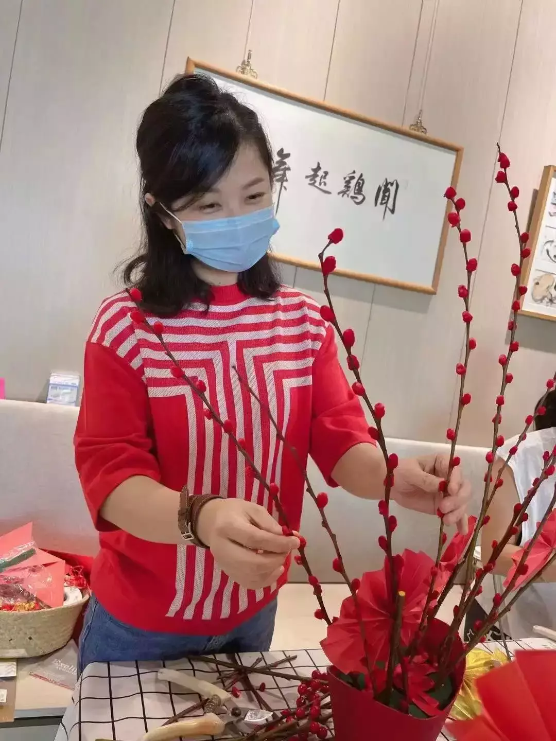 辣妈早茶来啦！认识新姐妹！和欣妈一起学插年宵花