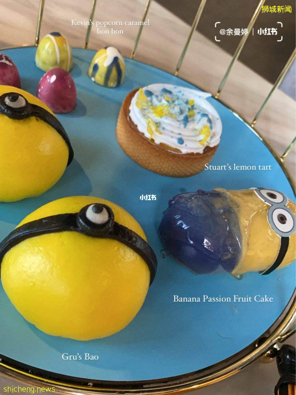 可爱预警⚡2am:dessertbar“Minion下午茶”🙌小黄人造型甜点、好吃好拍照,一人$55💰