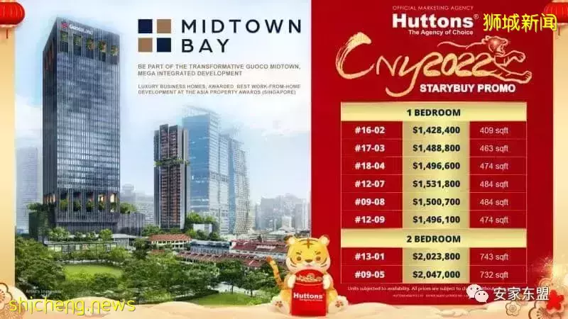 虎年春節新加坡樓盤折扣龍虎榜