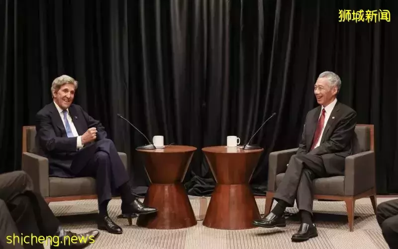 李顯龍總理會見克裏討論合力促進全球脫碳