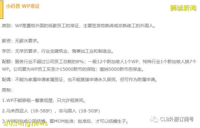2021更新 “打工”准證新加坡EP申請攻略