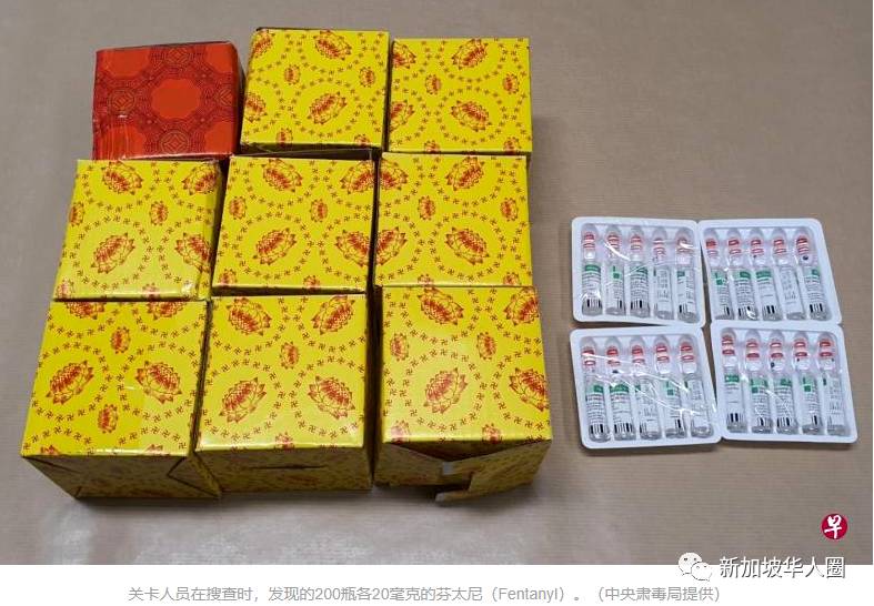 新加坡海关扫描网购包裹,发现鸦片类药物,收件人和同伴被捕
