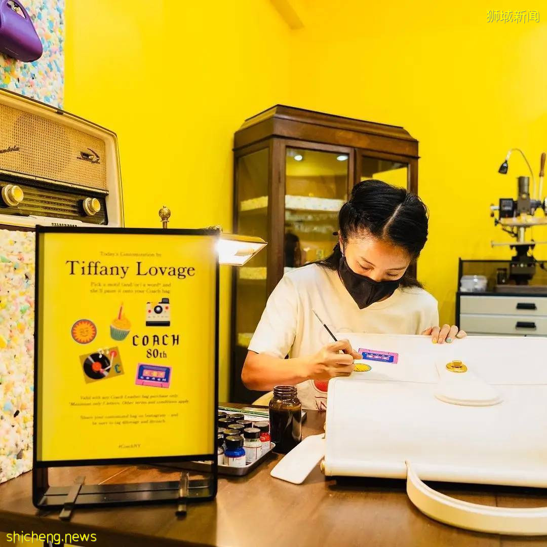 Coach复古黄色快闪店,年代感满满超有feel