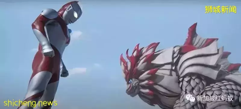 新加坡遭怪獸襲擊鹹蛋超人和魚尾獅聯手退敵，怎麽回事