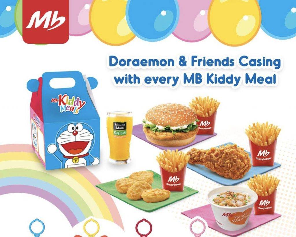 新加坡Marrybrown“哆啦A梦联名商品”惊喜上线📣免费“赠送”模型投影仪、4种设计,售完为止