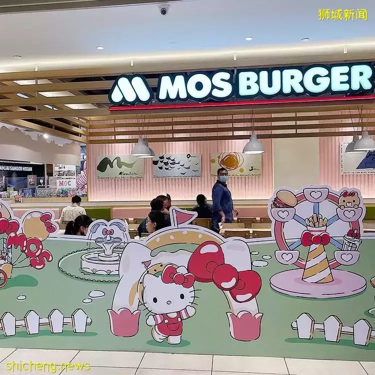 Mos Burger推出精美的Hello Kitty水杯与雨伞！凡购买套餐即可以优惠价购买😘 