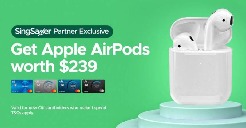 免费领苹果Airpods耳机的活动回来啦！申请这几张信用卡就可以免费领取！只到9月底