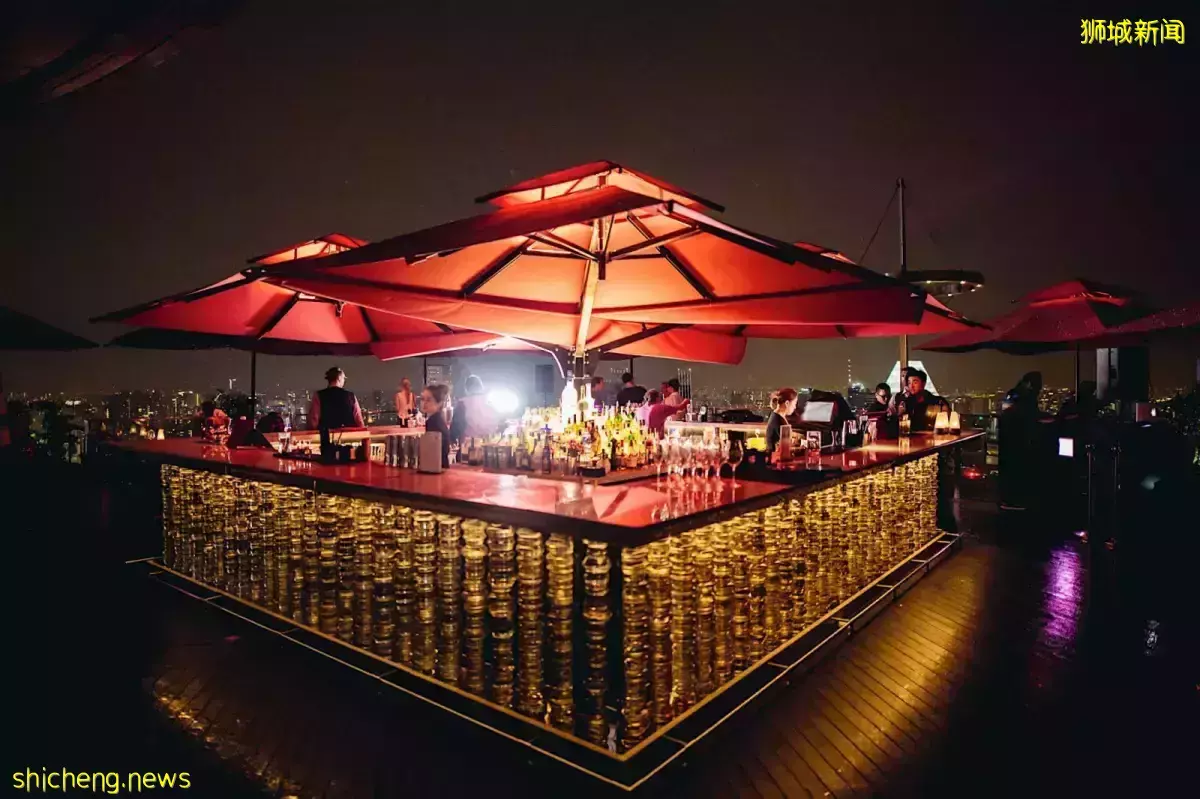 新加坡旅遊不可錯過的獅城夜景，打卡CÉ LA VI空中酒吧