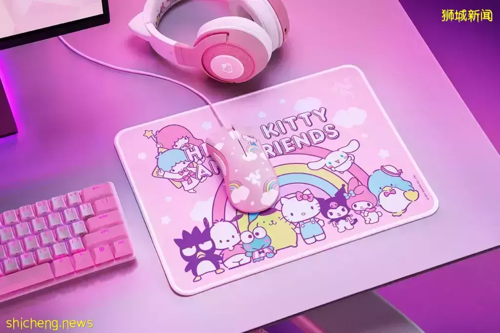 电玩粉丝必拥有!Razer推出凯蒂猫游戏椅与配件💗可爱程度狂飙,玩游戏时更加有动力