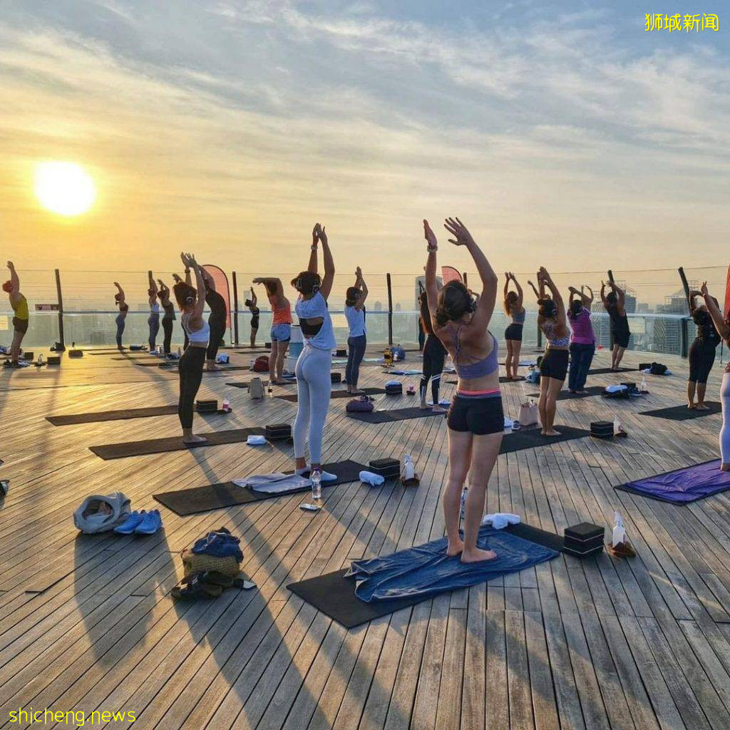走到户外、新加坡超独特的瑜伽课!高空+泳池+海边,与大自然的近距离接触🌳🧘