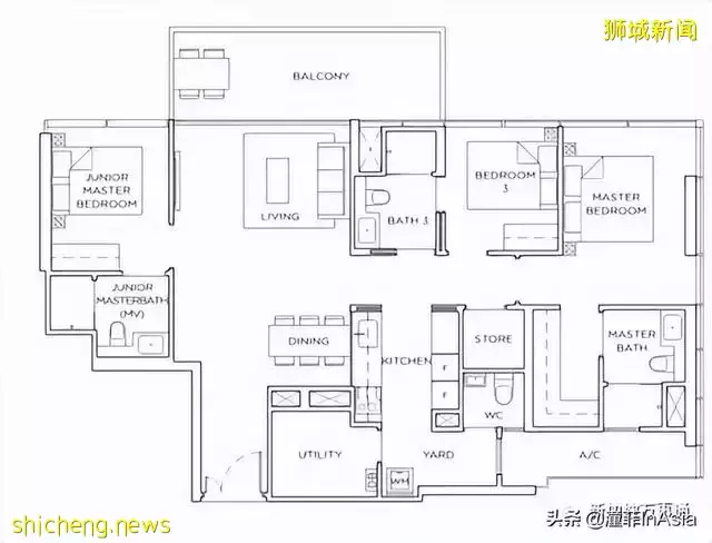 住在新加坡的頂層豪宅公寓是什麽體驗,網友:人均富豪的既視感
