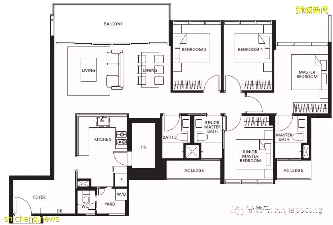 莲逸轩 促销活动优惠1万新币，永久地契，步行5分钟到环线巴特礼地铁站，立即入住现房