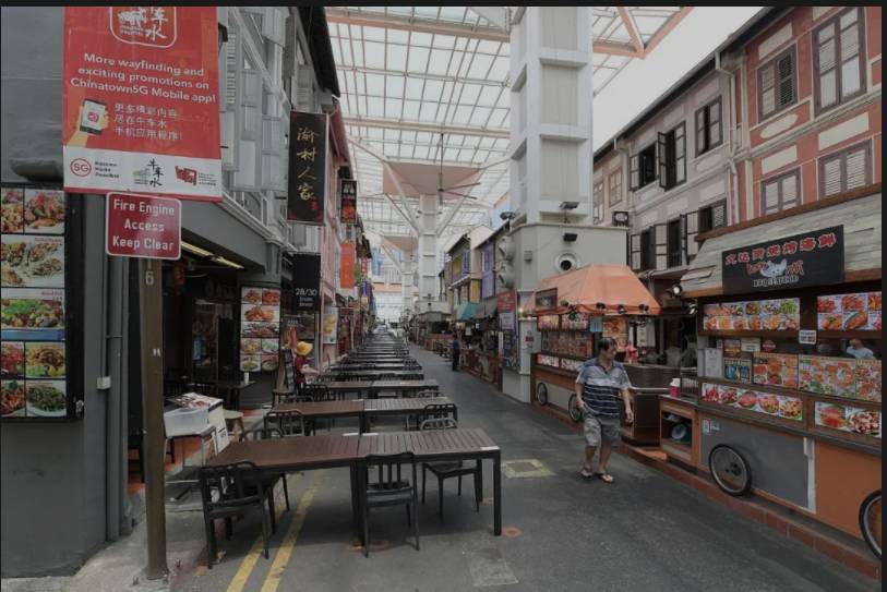 疫情之下,新加坡“唐人街”除夕前夕一个字“冷”