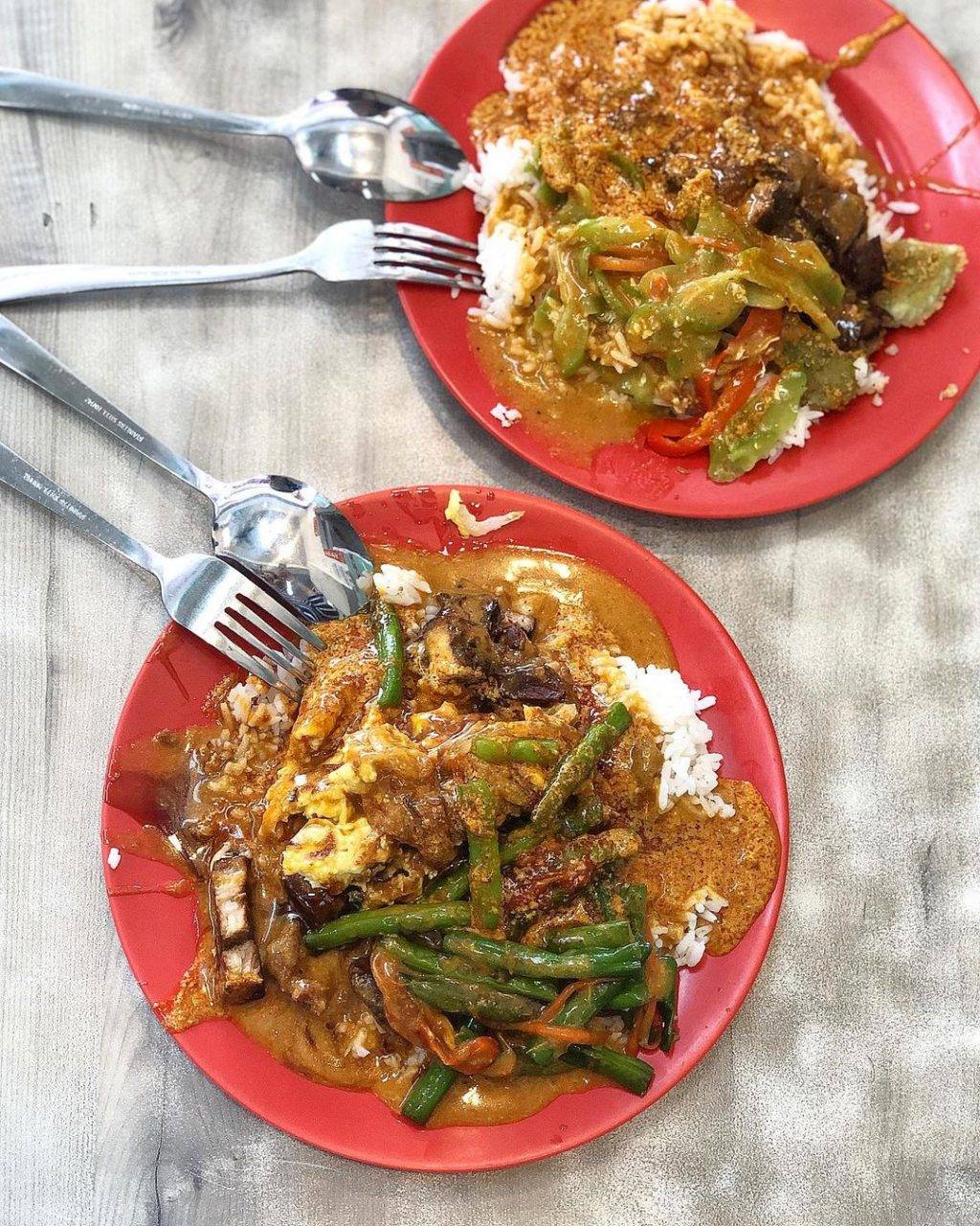 在地人才知道的美味🍛美芝律剪刀剪咖喱饭✂配菜全剪开+秘制咖喱汁,美味度爆表🔥