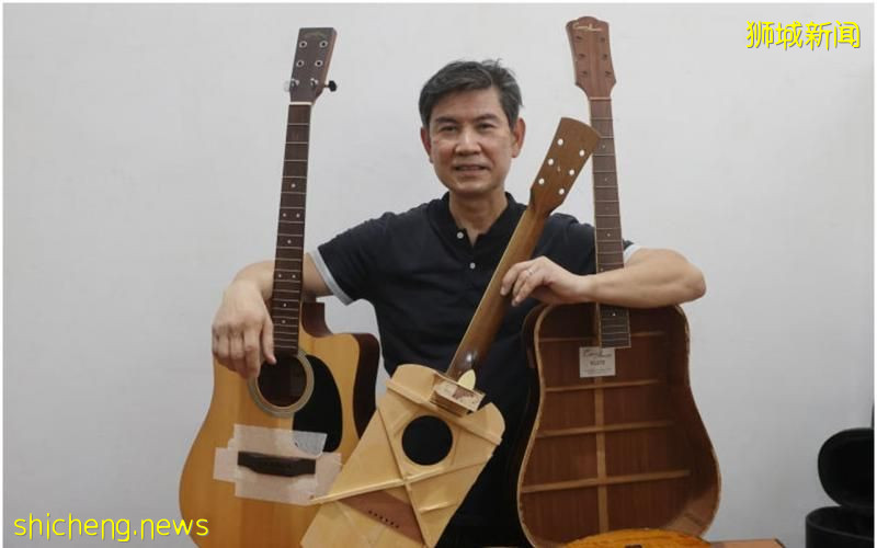 自学修吉他  总裁五年来买185坏吉他  90把修好送人