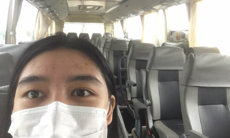 女乘客用拼车软件居然叫到了“45座巴士”，包车回家既意外又惊喜