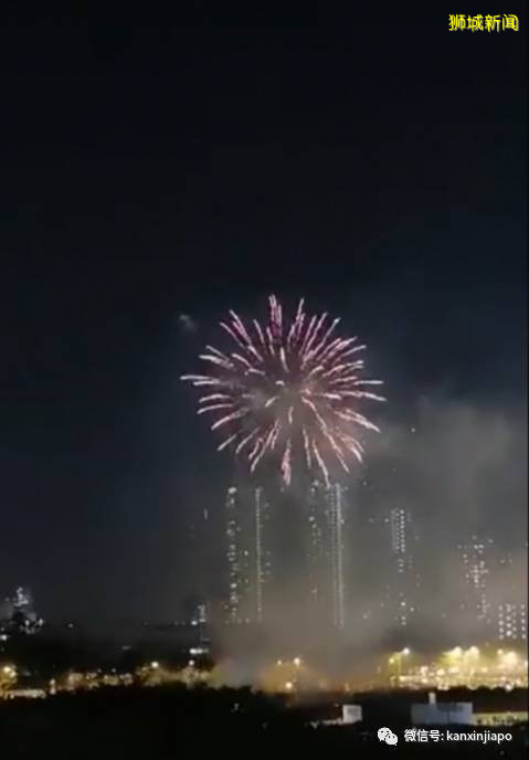 疫情籠罩2020新加坡國慶,絢爛煙花全島怒放,祈禱平安,瘟疫退散