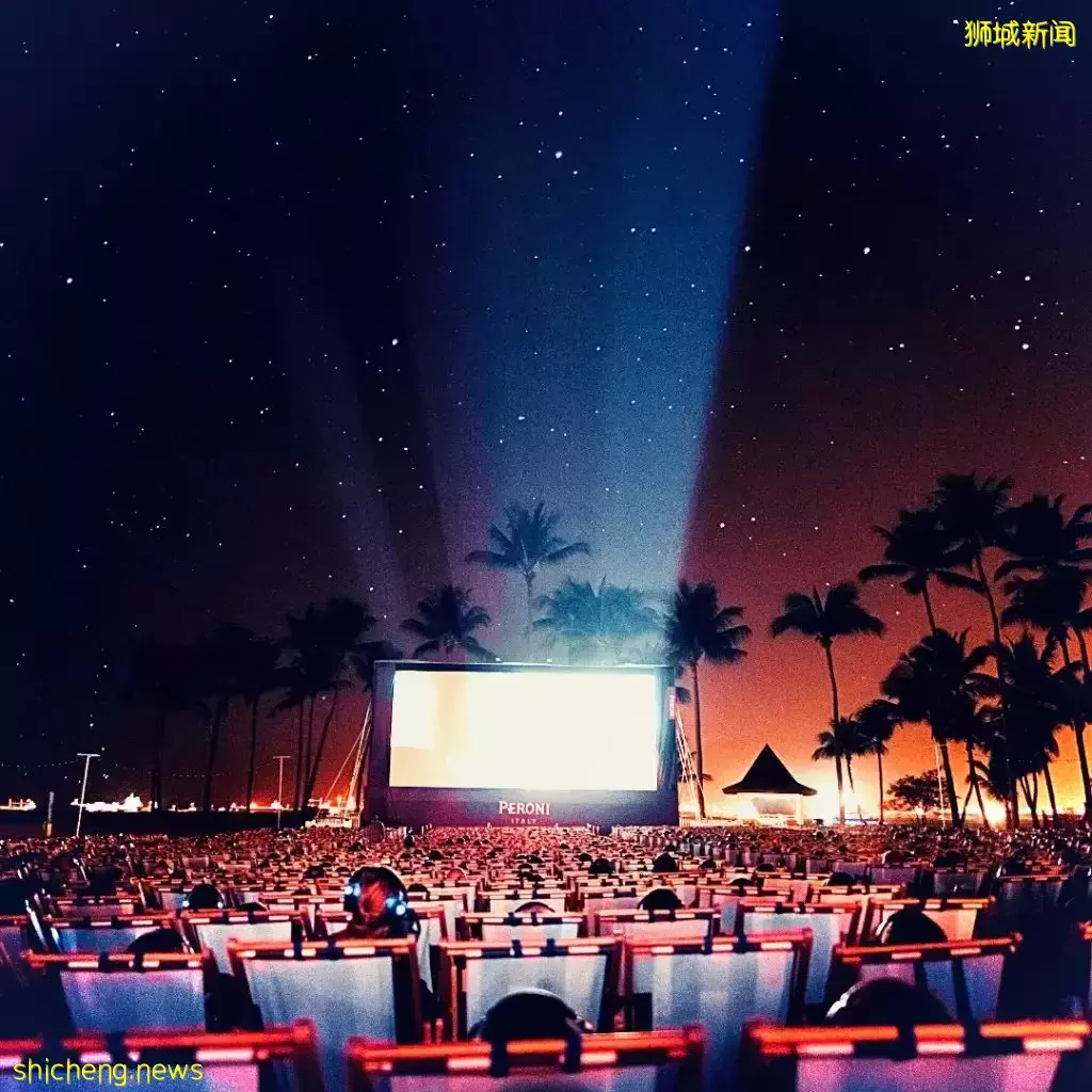 全亞洲最美戶外影院就在聖淘沙！讓你在沙灘夕陽下看好萊塢大片，一人只需$44.80，趕快預訂