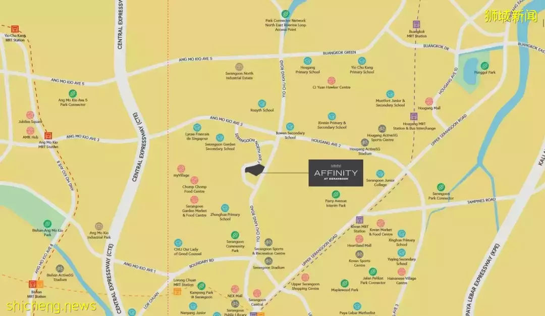 新加坡 Affinity at Serangoon，緊鄰名校，實龍崗中心城區優質好樓盤