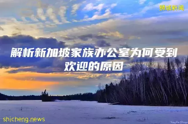 解析新加坡家族办公室为何受到欢迎的原因