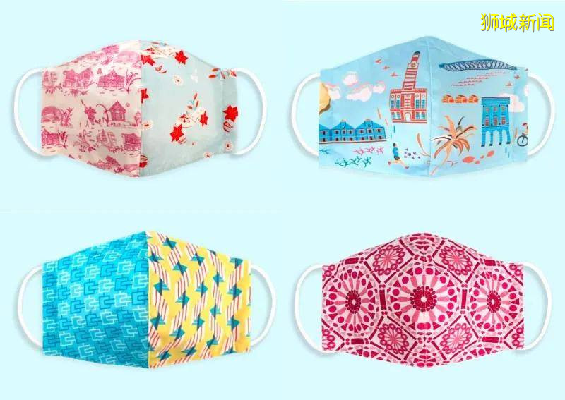 疫情之下庆祝国庆,别忘带有新加坡元素的口罩哦