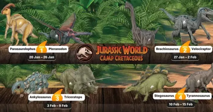 麦当劳推出全新侏罗纪公园恐龙Happy Meal!快来收集限量恐龙玩具吧