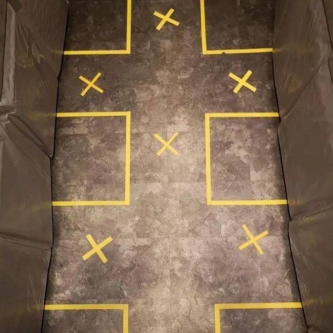 新加坡用膠帶做了一場大型公共藝術