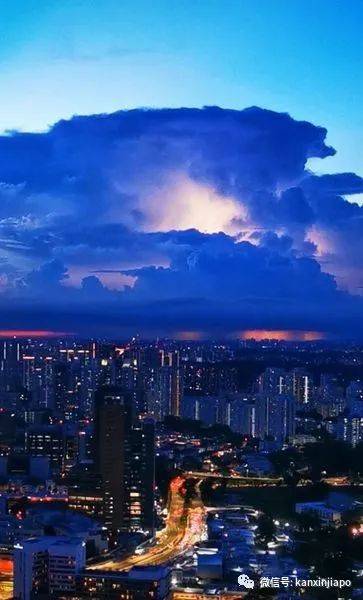 梦幻月晕!新加坡昨晚出现“吸血鬼”月亮